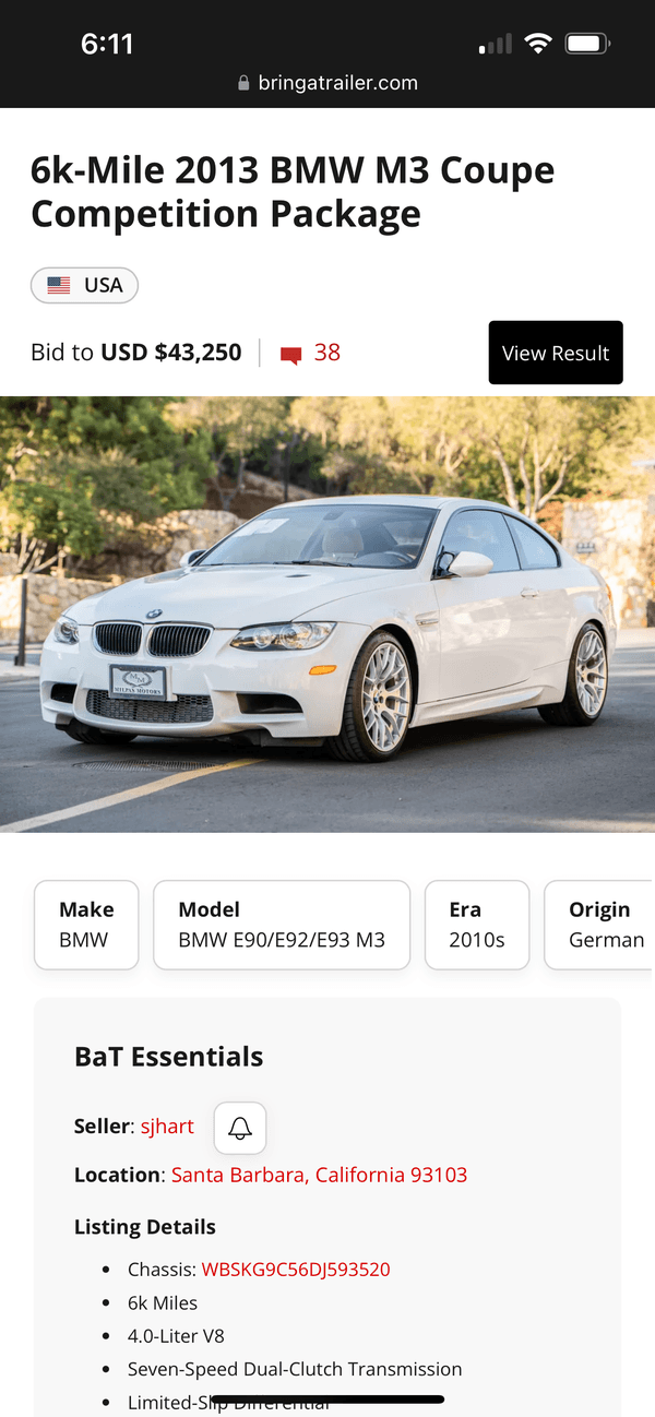 Automotive example