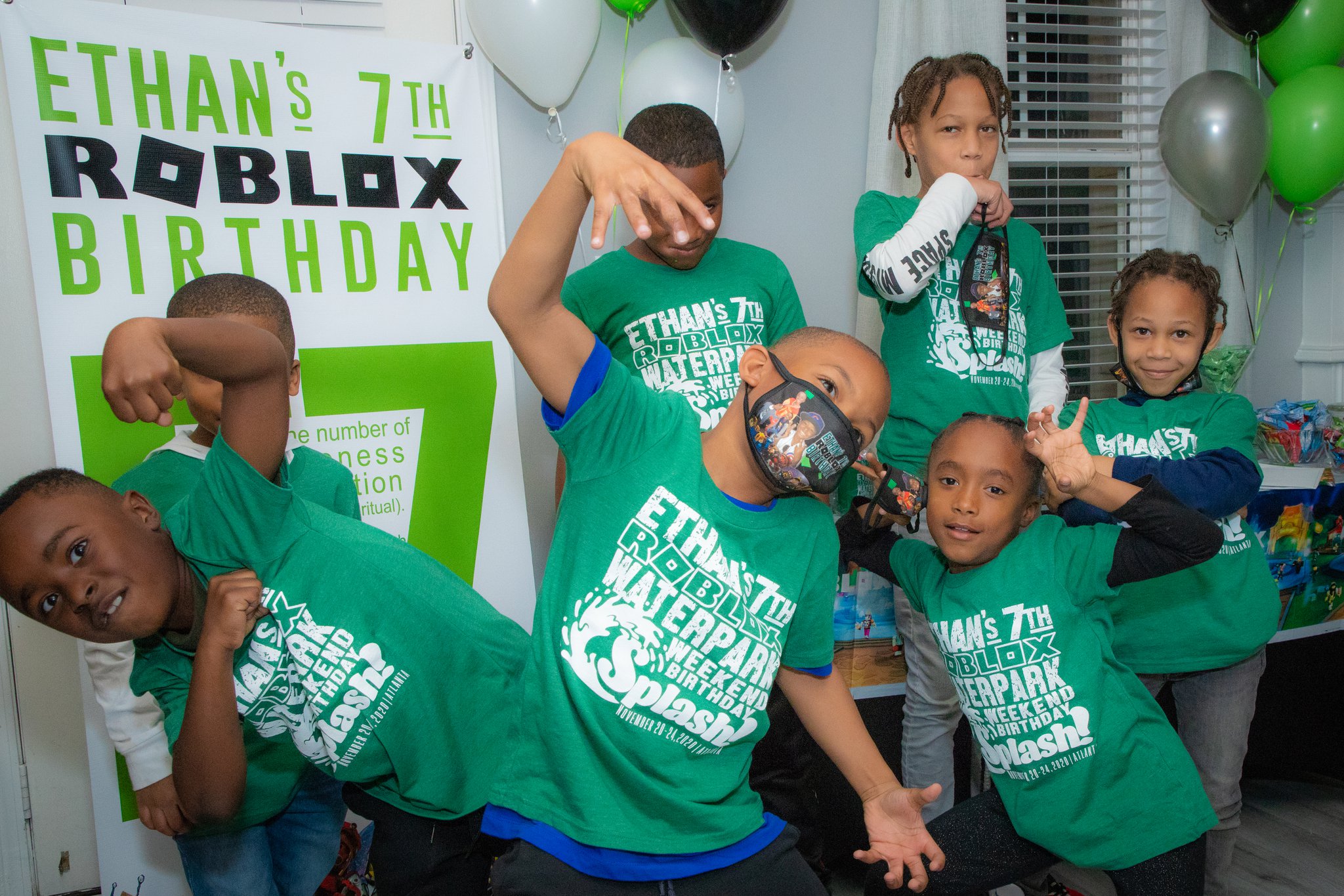 Ethan 7th Birthday Roblox Party In Atlanta Ga Snappr - ness shirt roblox