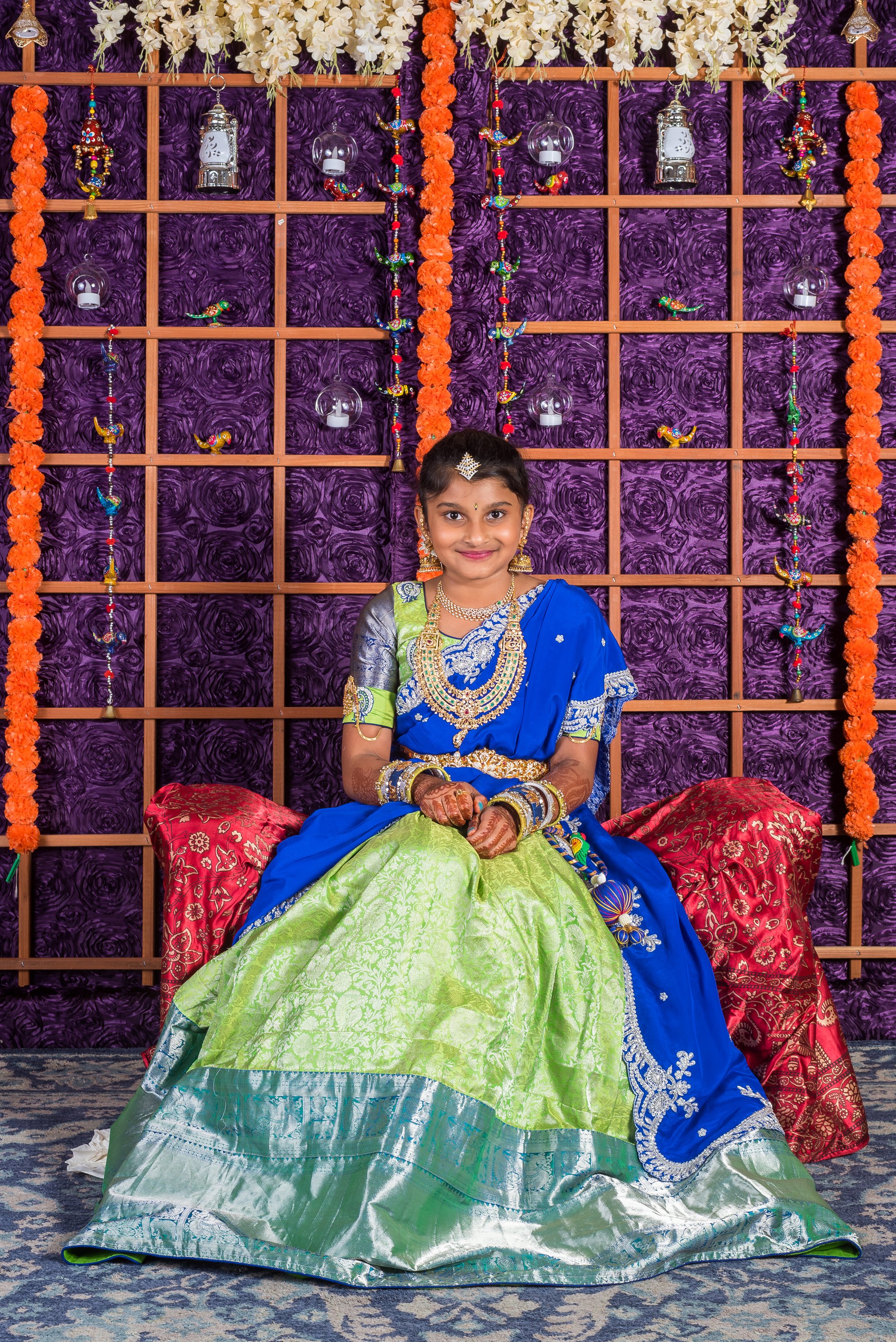 Sumedha's half saree function in San Diego, CA | Snappr