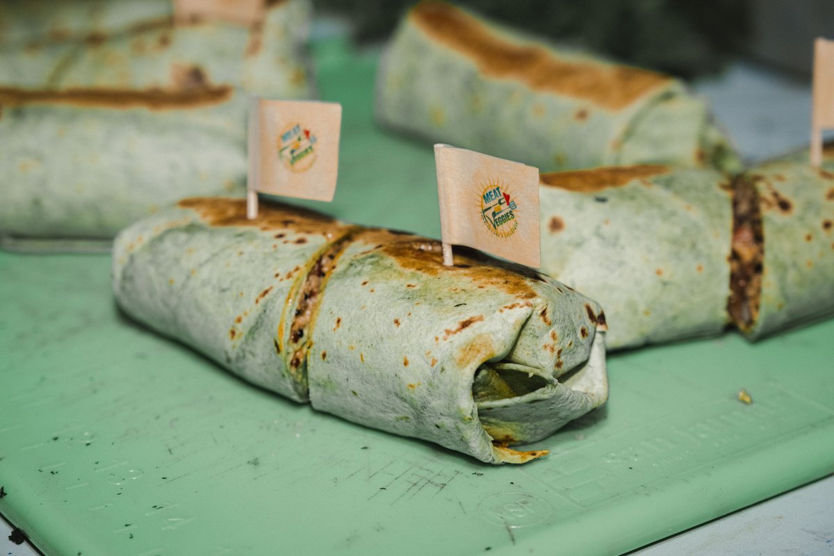 Prepared wrap styled and shot during service